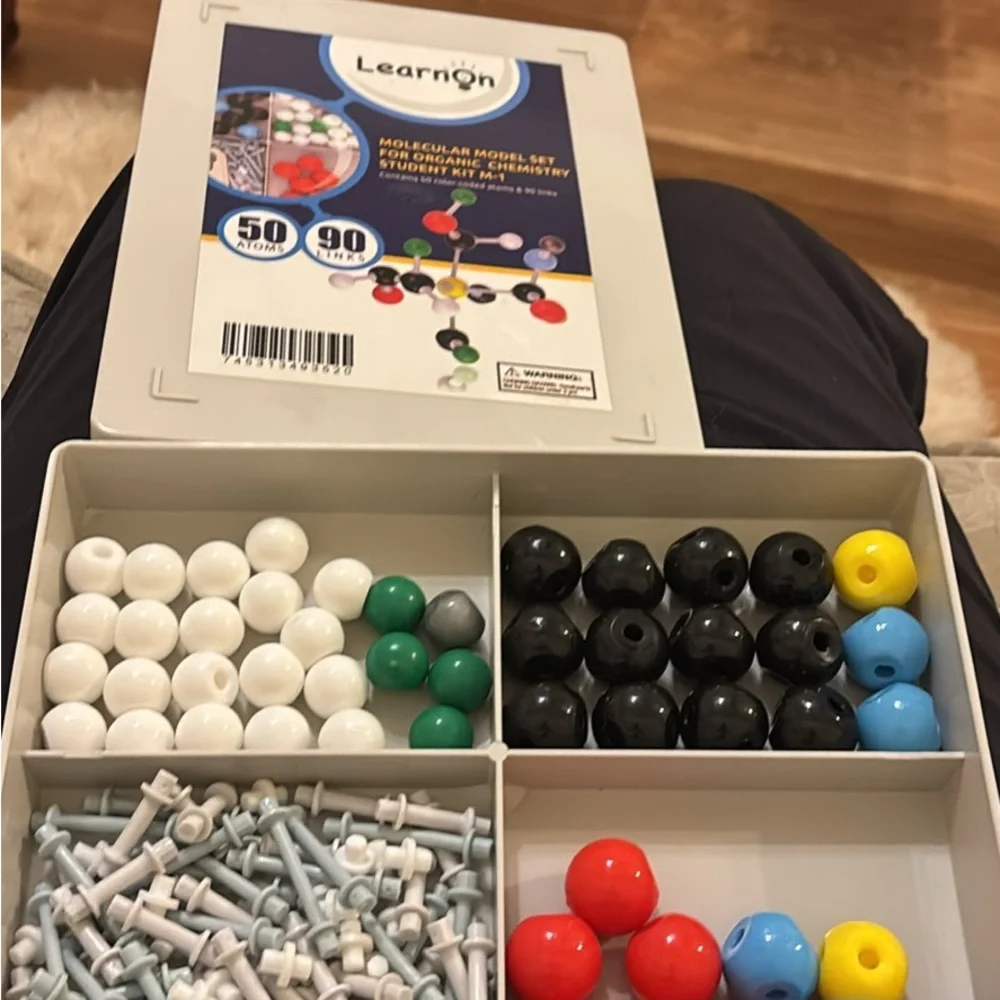 Colorful Molecular Model Learning Toy Set for Educational Fun